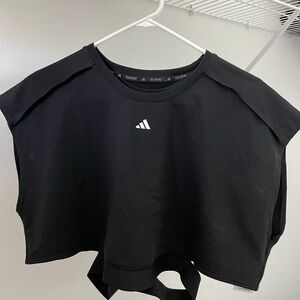 Adidas Women's Black Crop Top